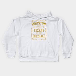 Vintage Texans American Football Kids Hoodie